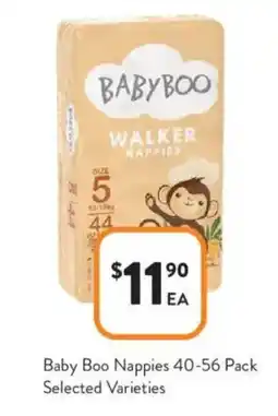 Foodworks Baby Boo Nappies offer