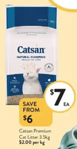 Foodworks Cat Litter offer
