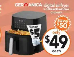 Cheap as Chips GER ANICA digital air fryer offer