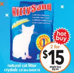 Cheap as Chips natural cat litter crystals offer
