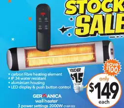 Cheap as Chips 3 power settings 2000W C1001322 offer