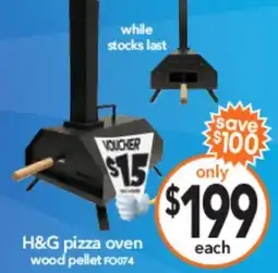 Cheap as Chips H&G pizza oven wood pellet FO074 offer