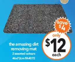 Cheap as Chips the amazing dirt removing mat offer