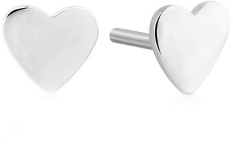 Michael Hill Heart Stud Earrings in Sterling Silver offer