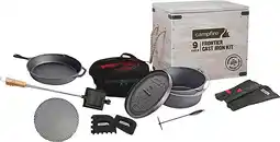 BCF Campfire 9-Piece Frontier Cast Iron Set offer