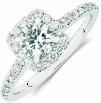 Michael Hill Engagement Ring With 0.95 Carat TW Of Diamonds In 14ct White Gold^ offer