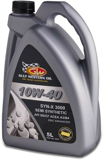 Autobarn Gulf Western Oil SYN-X 3000 10W40 5LT offer