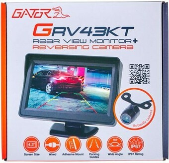 Autobarn Gator 4.3” Dash Mount Reverse Monitor & Camera Kit offer