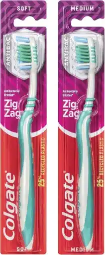IGA Colgate Zig Zag Toothbrush 1 Pack Selected Varieties offer