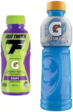 IGA Gatorade 600mL or Gatorade Fast Twitch 350mL Selected Varieties offer