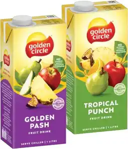 IGA Golden Circle Fruit Drink 1 Litre Selected Varieties offer