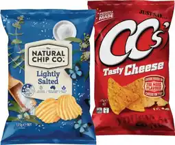 IGA The Natural Chip Co. Chips or CC’s Corn Chips 175g Selected Varieties offer