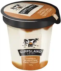 IGA Gippsland Dairy Yogurt 160g Selected Varieties offer