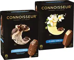IGA Connoisseur Gourmet Ice Cream 4 Pack or Mini 6 Pack Selected Varieties offer