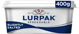 IGA Lurpak Butter Spreadable Slightly Salted 400g offer