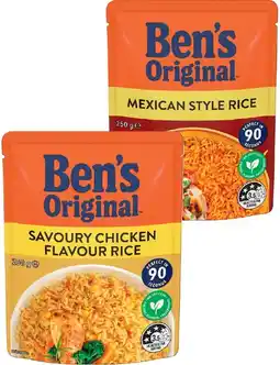 IGA Ben’s Original Flavoured Rice 240‑250g Selected Varieties offer