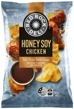 IGA Red Rock Deli Chips 90g Selected Varieties offer