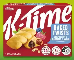 IGA Kellogg’s K‑Time Baked Twists 5 Pack Selected Varieties offer