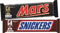 IGA Mars Medium Bars 44‑56g, M&M’s 35‑49g or Skittles 30g Selected Varieties offer