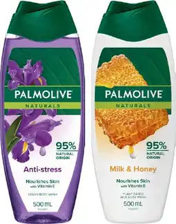 IGA Palmolive Naturals Body Wash 500mL Selected Varieties offer