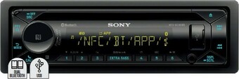 Autobarn Sony 220W Bluetooth® Single Din Cd Receiver offer