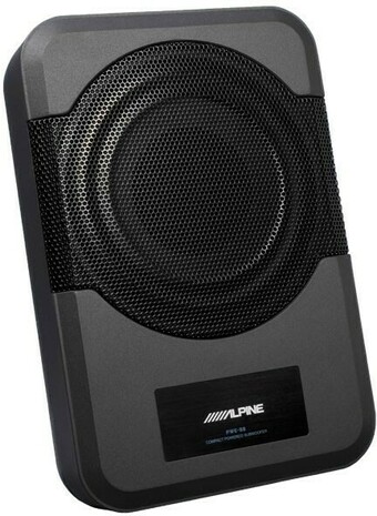 Autobarn Alpine 8” Compact Hideaway Subwoofer With Built-in Amplifier offer