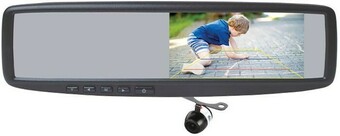 Autobarn Parkmate 4.3” Clip On Rear View Mirror Monitor & Reverse Camera Pack offer