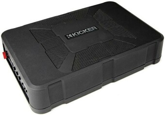 Autobarn Kicker 8” Hideaway Subwoofer with Built-In Amplifier offer