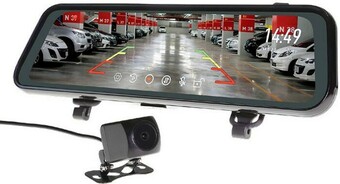 Autobarn Gator 9” Clip On Rearview Mirror With Reverse & Live Stream Camera Included offer