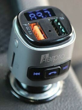 Aerpro Bluetooth® FM Transmitter QC3.0 Fast Charge USB