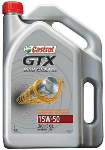 Autobarn Castrol GTX High Mileage 15W50 5LT offer