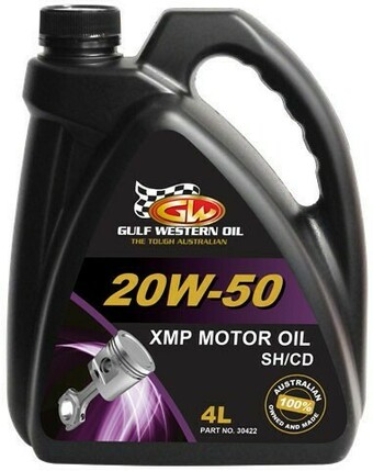 Autobarn Gulf Western Oil XMP 20W50 4LT offer