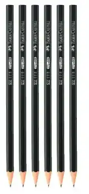 Officeworks Faber-Castell 6 Pack 1111 Graphite Pencils HB offer