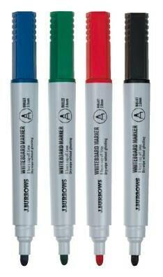 Officeworks J.Burrows 4 Pack Whiteboard Markers offer