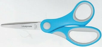 Officeworks Studymate Soft Grip Scissors 5.3" - Blue offer