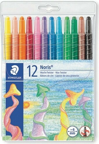 Officeworks Staedtler 12 Pack Noris Twistable Crayons offer