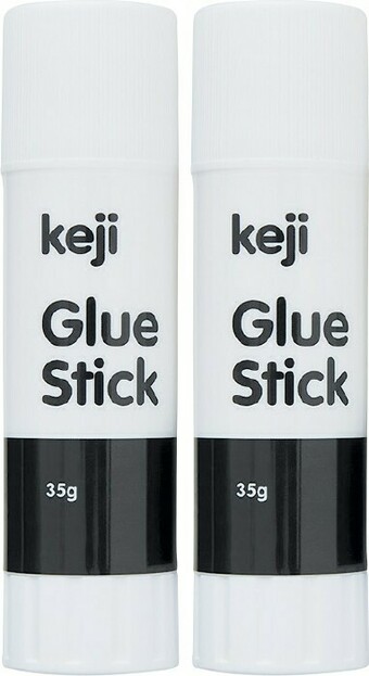 Officeworks Keji 2 Pack Glue Sticks 35g offer