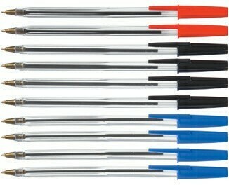 Officeworks Keji 10 Pack Ballpoint Pens offer