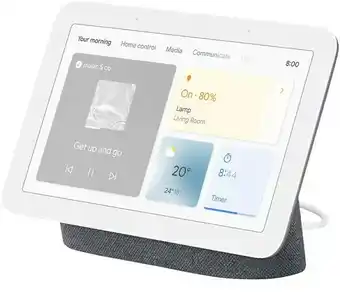 Officeworks Google Nest Hub 2 - Charcoal offer
