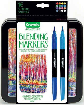 Officeworks Crayola 16 Pack Blending Markers offer