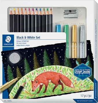Officeworks Staedtler 17 Piece Sketching Set offer