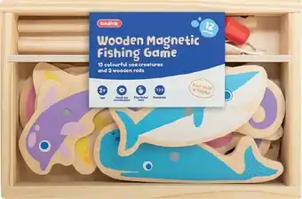 Officeworks Kadink Wooden Magnetic Fishing Game offer