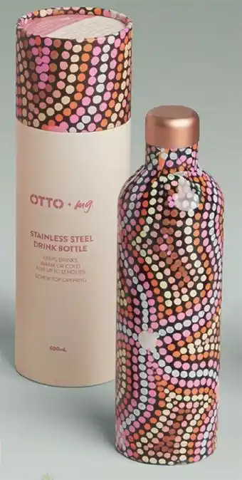 Officeworks Merindah Gunya Boxed Stainless Steel Drink Bottle 600mL - Keernan offer