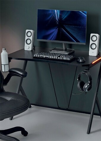 Officeworks Typhoon Bathurst LED Gaming Desk offer