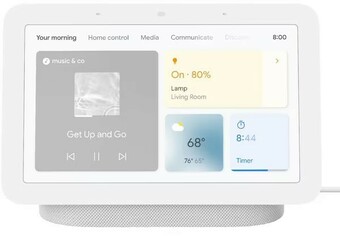 Officeworks Google Nest Hub (2nd Gen) - Chalk offer