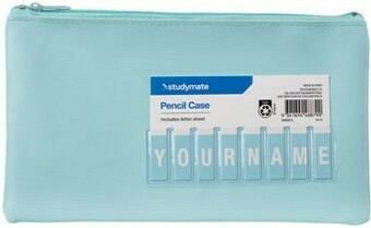 Officeworks Studymate Name Pencil Case Small - Teal offer