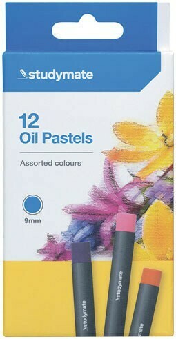 Officeworks Studymate 12 Pack Oil Pastels offer