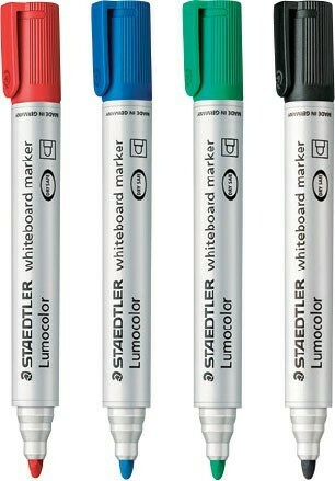 Officeworks Staedtler 4 Pack Lumocolor Whiteboard Markers offer