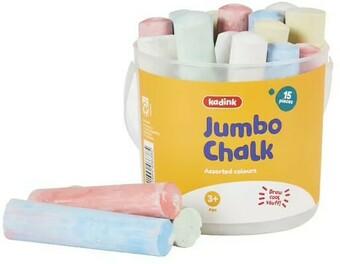 Officeworks Kadink 15 Pack Chalk Bucket offer