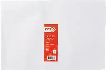 Officeworks PPS 100 Pack White Tissue Paper offer